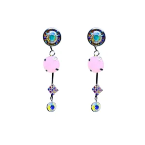 Aurora Borealis Crystal Drop Earrings